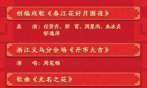 节目单来了！央视《2026年元宵晚会》今晚播出
