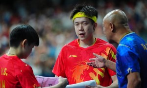 乒乓球混双-王楚钦/孙颖莎4-2逆转韩国组合 晋级决赛