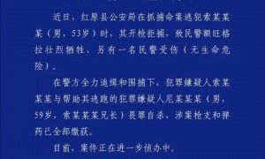 “命案逃犯开枪拒捕，致一名民警牺牲，两名嫌犯畏罪自杀”，四川通报