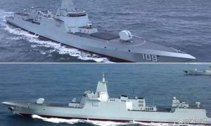 台当局决心已下，趁乱外出搬救兵，解放军两艘055大驱，在东海扎根