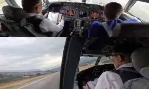 泰国国王亲自驾飞机访问老挝，王后担任副机长