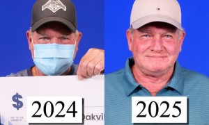 老人坚持30载购彩今年连中2次大奖揽百万-图